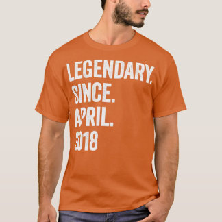 5 års legendary sedan april 2018 5th Birthday1 T Shirt