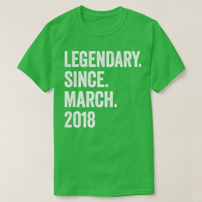 5 års legendary sedan mars 2018 5th Birthday1 T Shirt (Design framsida)