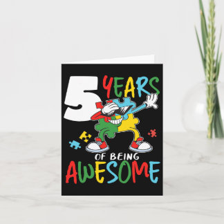 5 års Medveten för Autism hos Autistisk pojkflicka Kort