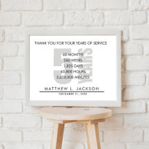 5 års Pension eller medarbetarbedömningsgåva