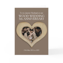 5-års trähögtidsdag för make foto