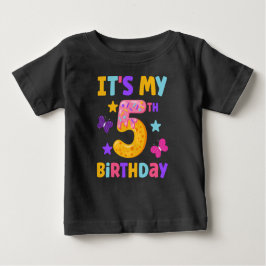 5-årsdag t shirt