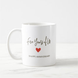 5-årsjubileum – Fem år med oss Kaffemugg