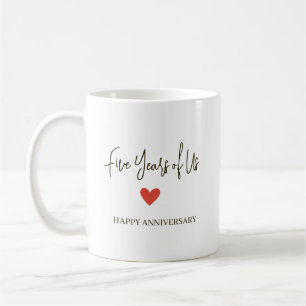 5-årsjubileum – Fem år med oss Kaffemugg
