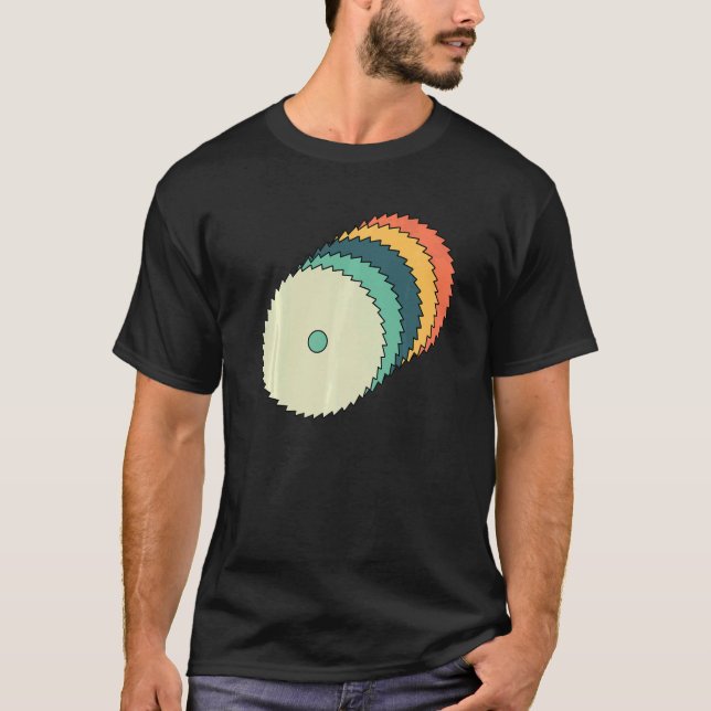 5 av Circular Saw Carpenter-jobb T Shirt (Framsida)
