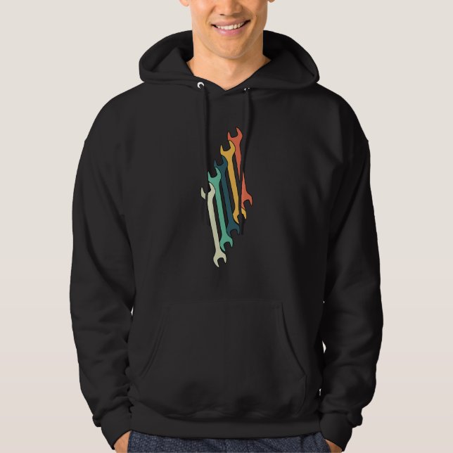 5 av Wrench Mechanic Hoodie (Framsida)