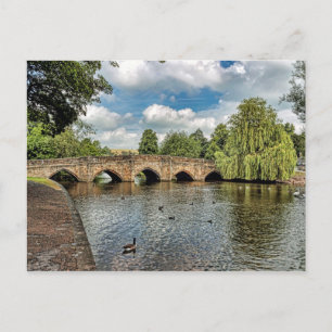 5 bågar av Bakewell Bridge Vykort