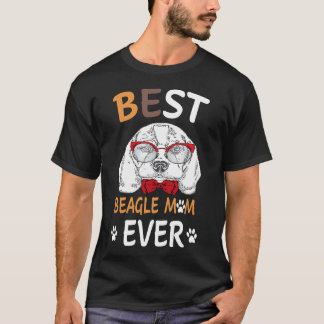 5 Bästa Beagle Mamma Någonsin T Shirt