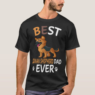 5 Bästa tyska herde Pappa någonsin T Shirt