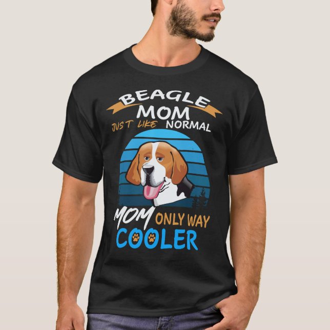 5 Beagle Mamma Kylare Beagle T Shirt (Framsida)