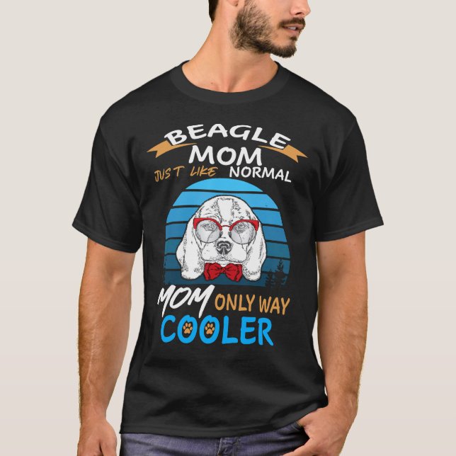 5 Beagle Mamma Kylare T Shirt (Framsida)