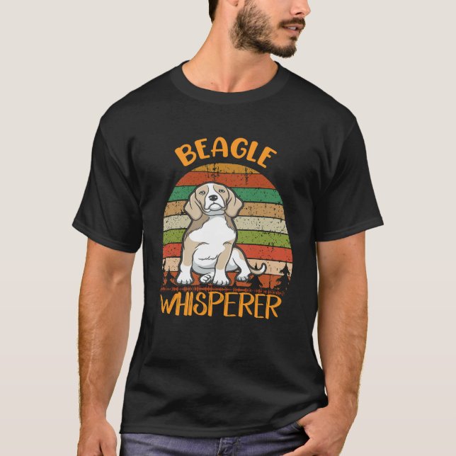 5 Beagle Whisperer T Shirt (Framsida)