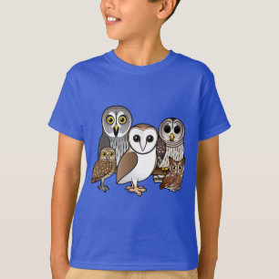 5 Birdorable ugglor T Shirt