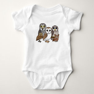 5 Birdorable ugglor T Shirt