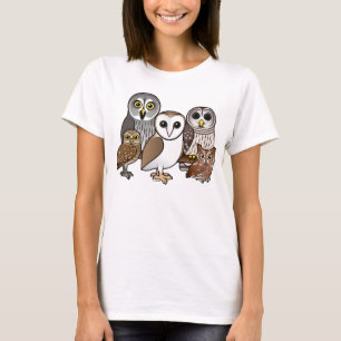 5 Birdorable ugglor Tee
