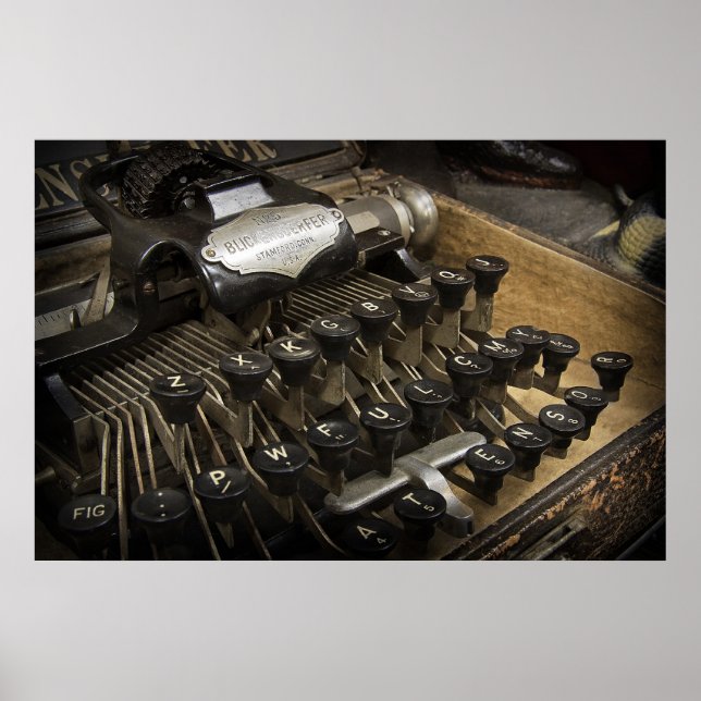 5 BLICKENSDERFER TYPEWRITER POSTER (Framsidan)