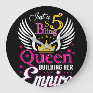 5 Bling Queen for Women Dam Paparazzi Stor Klocka