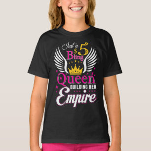 5 Bling Queen for Women Dam Paparazzi T Shirt
