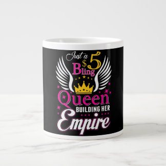 5 Bling Queen for women Ladies Paparazzi Jumbo Mugg