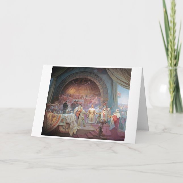 #5, Bohemian Kung Premysl Otakar II, Mucha Kort (Framsida)