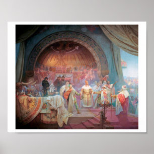 #5, Bohemian Kung Premysl Otakar II, Mucha Poster