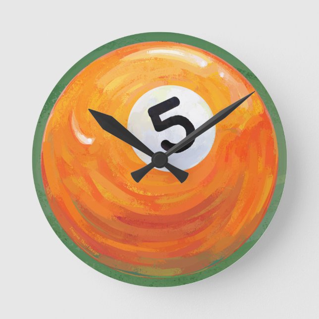 5 BOLL RUND KLOCKA (Framsida)