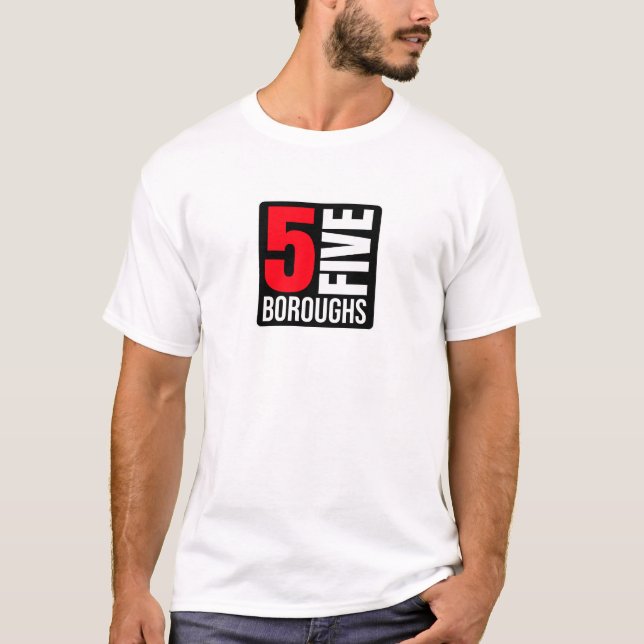 5 Boroughs T Shirt (Framsida)