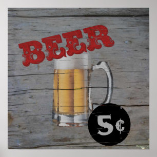 5 cent öl poster
