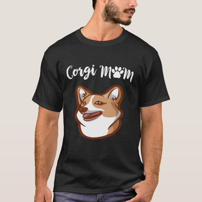 5 Corgi Mamma T Shirt (Framsida)