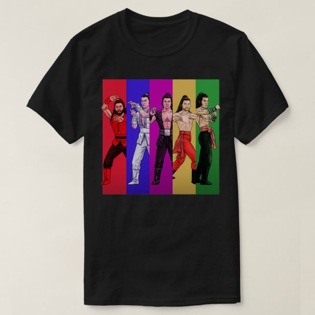 5 Dag Venoms Färg Collage T Shirt (Design framsida)