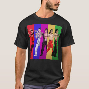 5 Dag Venoms Färg Collage T Shirt