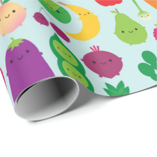 5 dagars frukt och grönsaker presentpapper