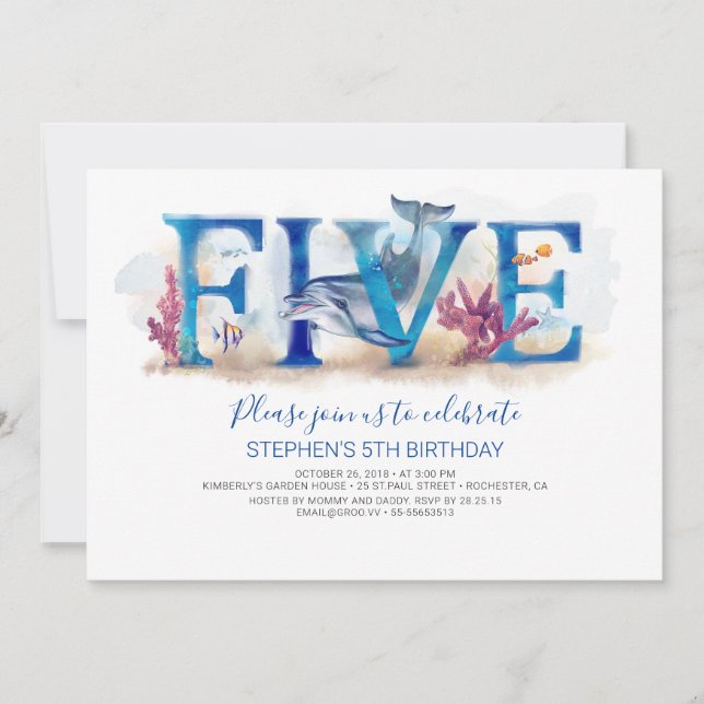 5-dagars inbjudan till Magic under Sea World (Framsida)