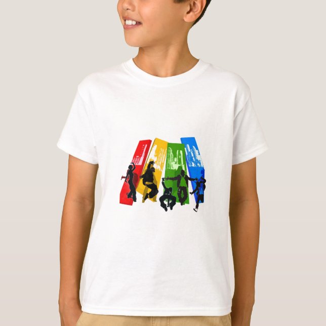 5 dans hip hop tee (Framsida)