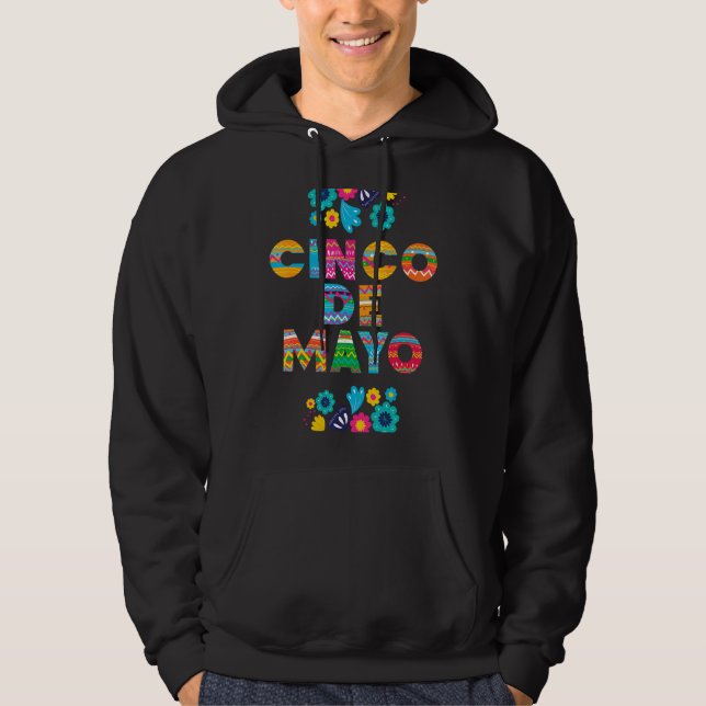 5 De Mayo Cinco De Mayo Sombrero Maraca 6 Hoodie (Framsida)