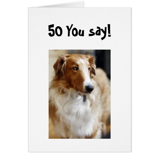 5.. DU SÄGER! HÄLSNINGSKORT (Framsidan)