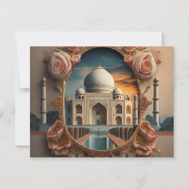 5:e Anniversay Bröllop Kort (Baksida)