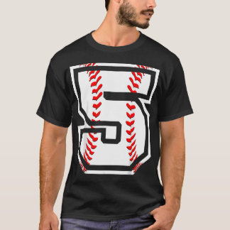 5:e baseboll född 2017 - 5 år t shirt