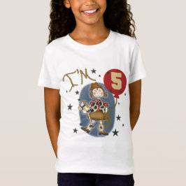 5:e Cowgirl Birthday Tshirts and Gifts