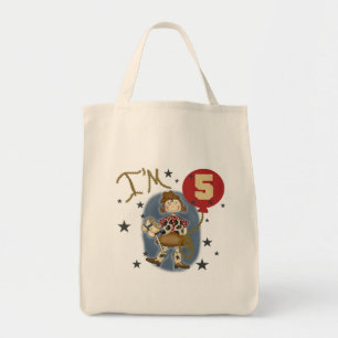 5:e Cowgirl Birthday Tshirts and Gifts Tygkasse