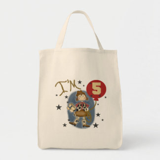 5:e Cowgirl Birthday Tshirts and Gifts Tygkasse