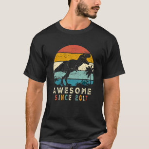 5:e födelsedag: dinosaur 5 år gammal Fantastisk T Shirt