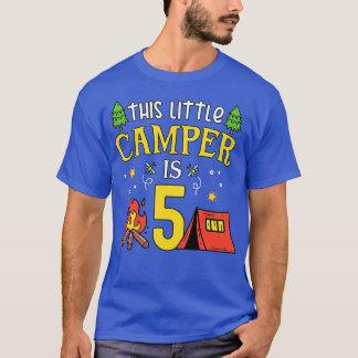 5:e födelsedag, lilla Camper 5 år gammal kampanj T Shirt