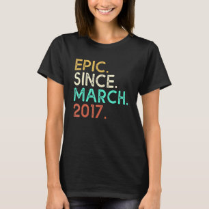 5:e födelsedagen 5 år gammal epidemi sedan mars 20 t shirt