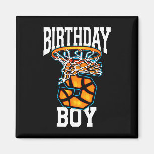 5:e födelsedagen Basketboll 5 år gamla barngåvor Magnet