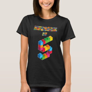 5:e födelsedagen Fantastisk vid 5 års gammal block T Shirt
