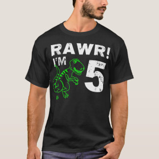 5:e födelsedagen Rawr Im 5 år gammal doft T Shirt