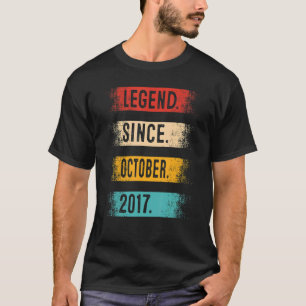 5:e födelsedagsdagen sedan oktober 2017, 5 år gamm t shirt