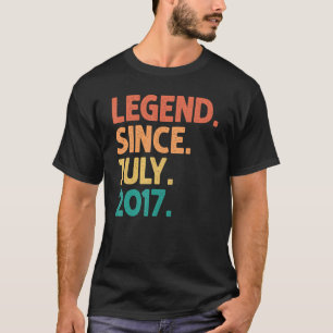 5:e födelsedagskalkyl sedan juli 2017 5 år gamla V T Shirt