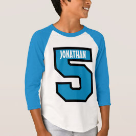 5:e födelsedagspojken sportdag nummer fem år A02A Tee Shirt